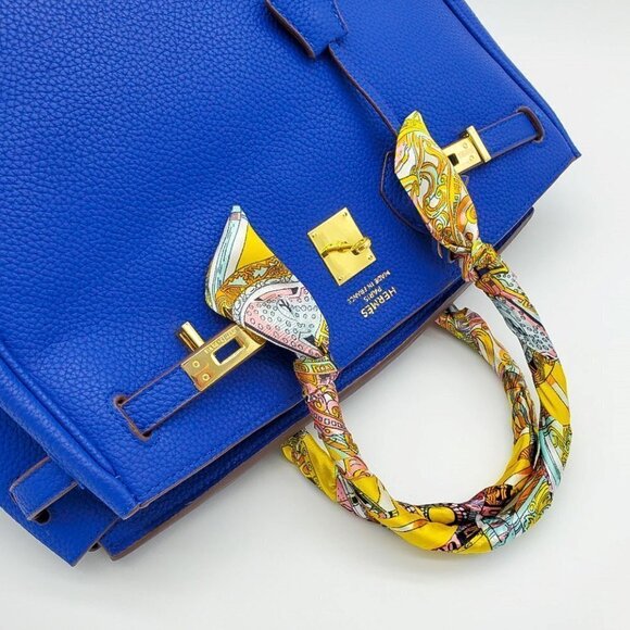 Skinny Scarf | Hand Bag, Neck Scarf (2 pieces) - Color Set #19 / Brand NEW - Picture 5 of 7